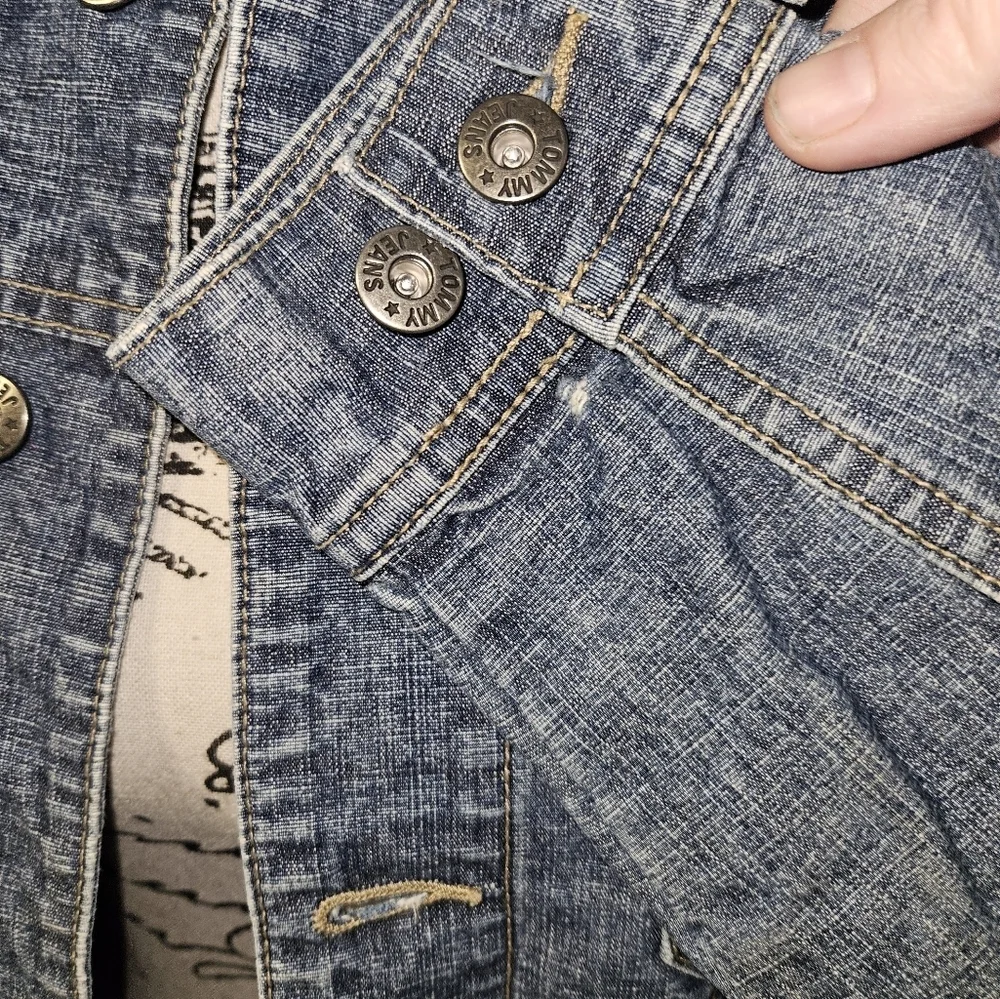 Tommy Hilfiger Womans Jean Jacket Size M - Picture 8 of 13